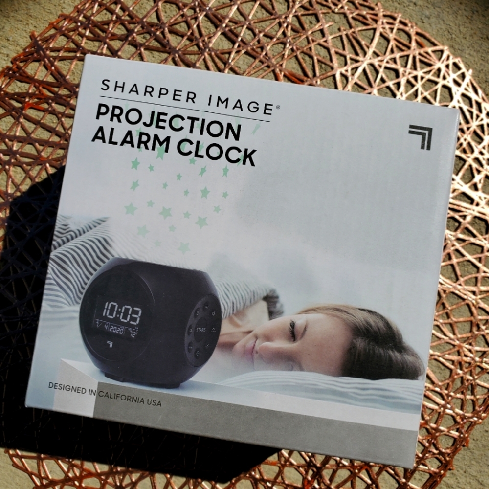 Projection Alarm clock (Black) NEW